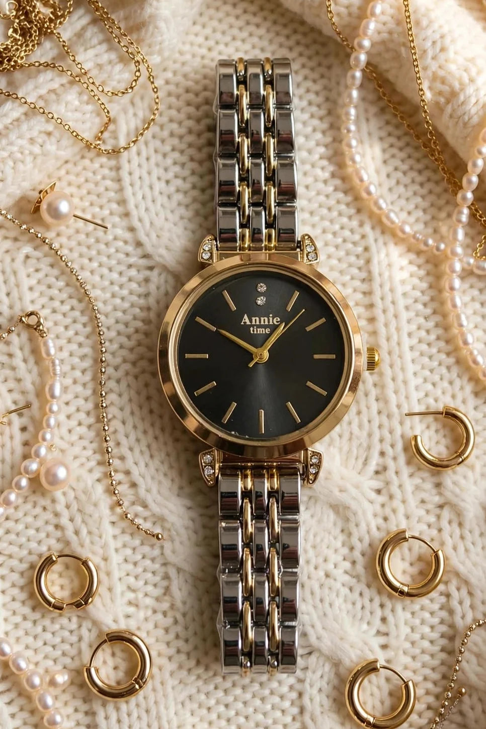 Annie Time Women's Two-Tone Quartz Watch
