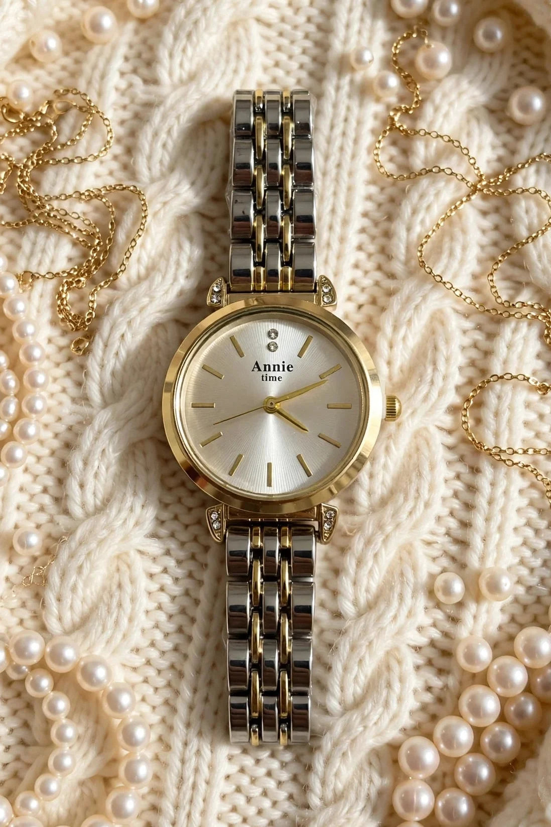 Annie Time Women's Two-Tone Quartz Watch