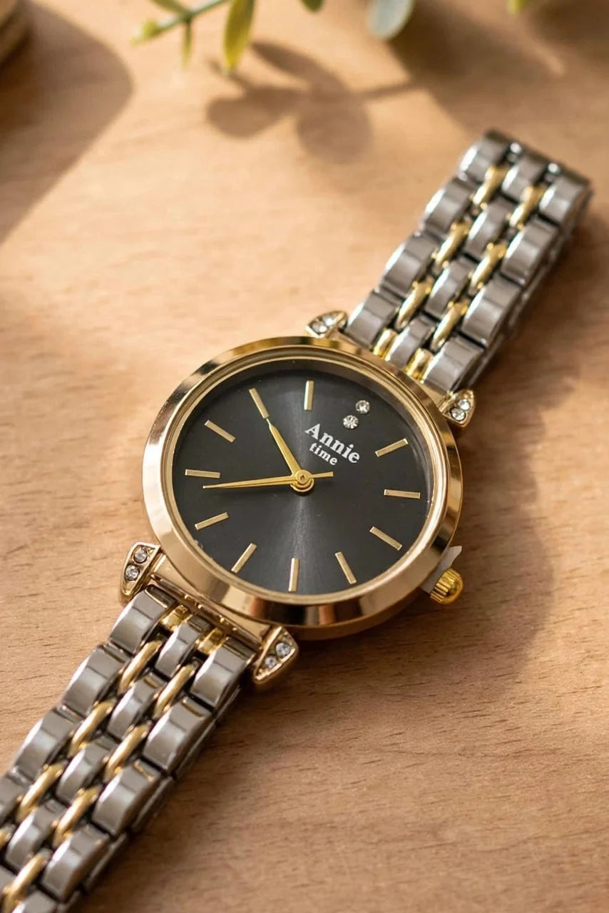 Annie Time Women's Two-Tone Quartz Watch