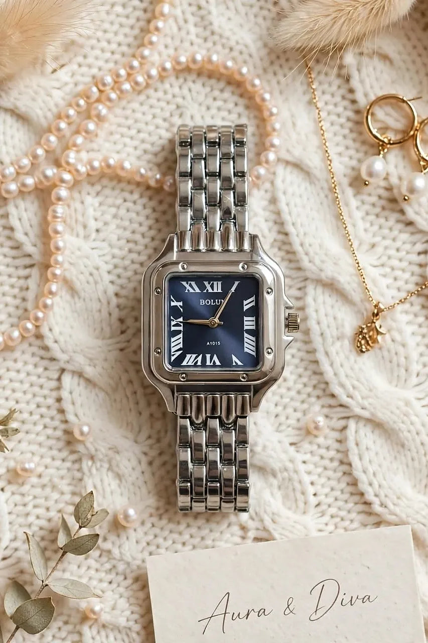 BOLU Square Roman Numeral Bracelet Watch