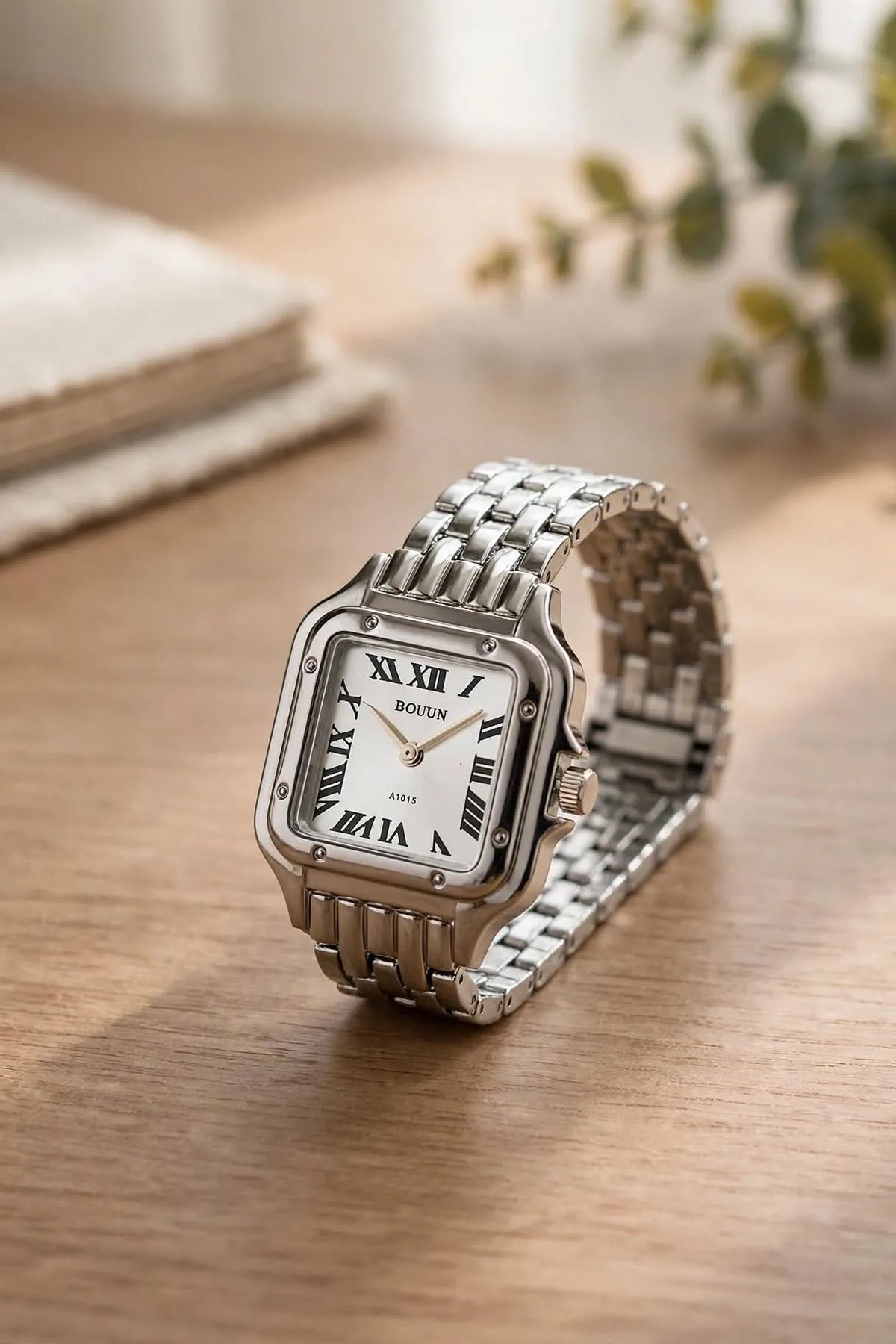 BOLU Square Roman Numeral Bracelet Watch