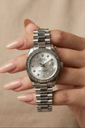 White Dial Watch | Stainless Steel