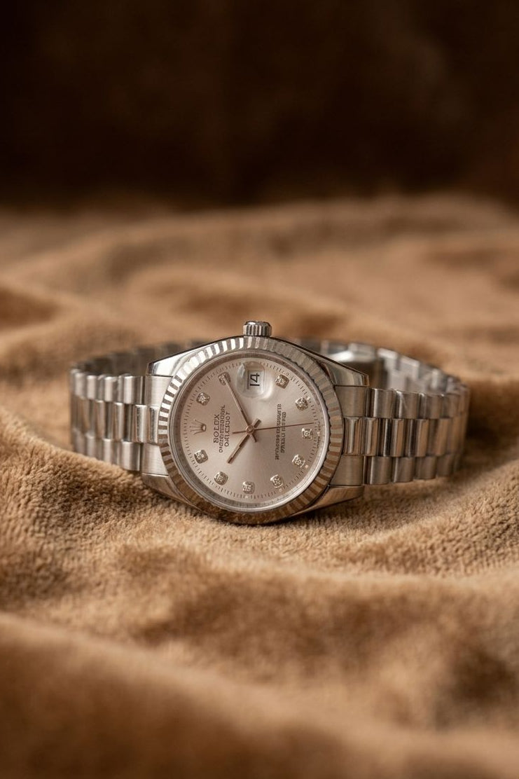 White Dial Watch | Stainless Steel
