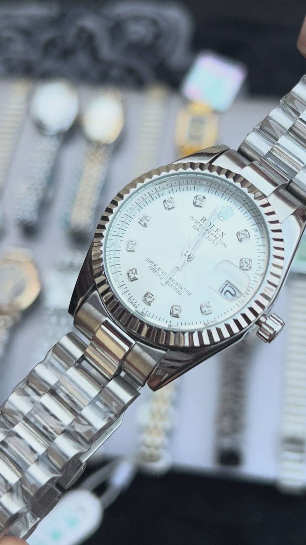 White Dial Watch | Stainless Steel