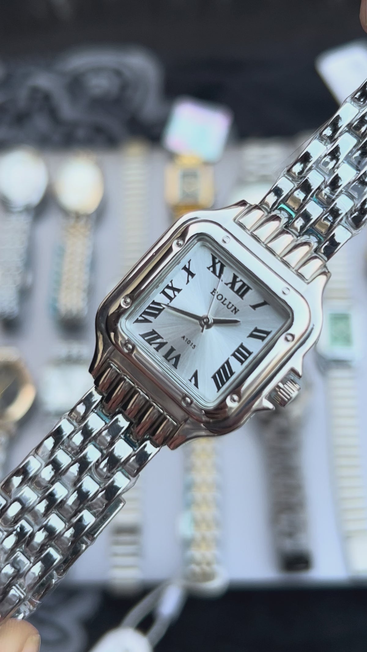BOLU Square Roman Numeral Bracelet Watch